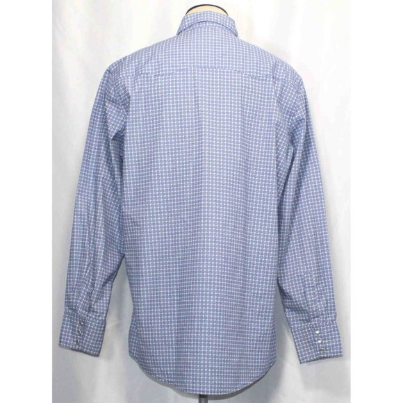 Wrangler Wrancher Blue Plaid Pearl Snap Shirt WTMH60293 Mens Size XLT - Picture 3 of 4